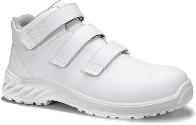Elten Sicherheitsschnürstiefel JoClean Strap White Mid ESD S3 in Weiß, Größe 39 - Bild 1