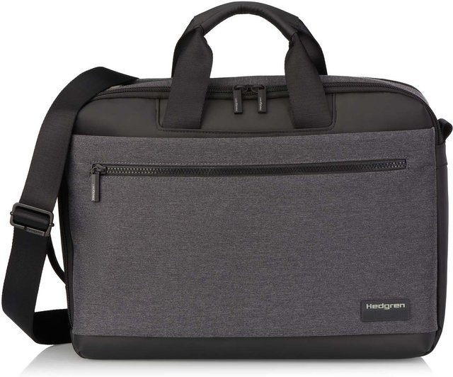Hedgren Next DISPLAY 3-Way Briefcase Backpack für 15,6 Zoll in Grau mit USB-C Anschluss - Bild 1