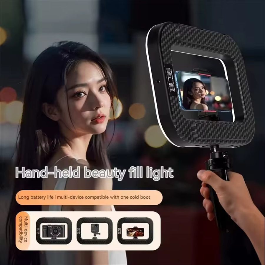 FANGTUOSI Tragbares Ring-LED-Akku-Fill-Light für Live-Fotografie und Selfies mit Mobiltelefonen - Bild 5