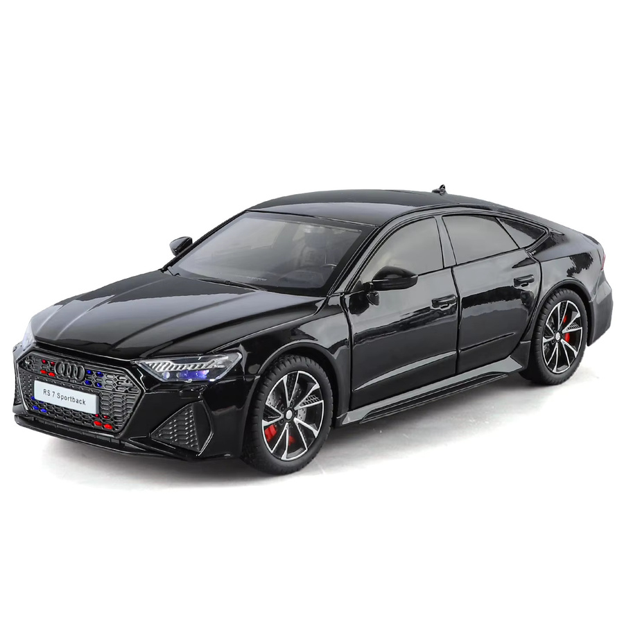 WELLY Audi RS7 Automodell, 1:24, mit Licht und Sound, Metall - Bild 2
