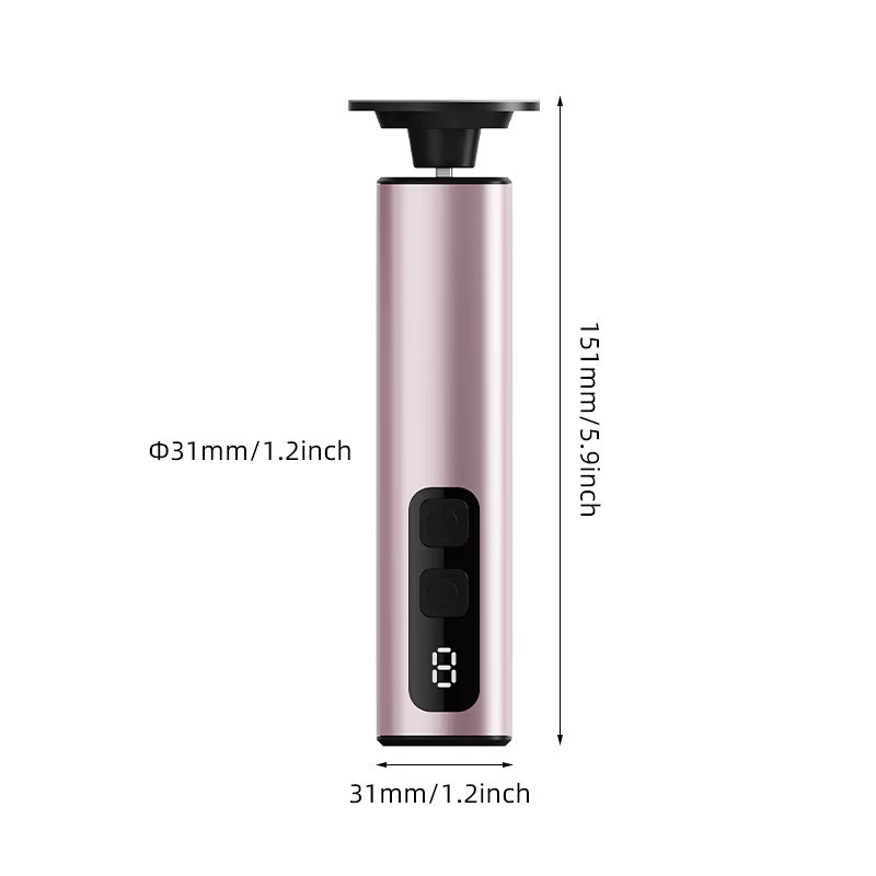 HOMEFISH Elektrischer Fußtrimmer, Schwarz, Unisex - Bild 2