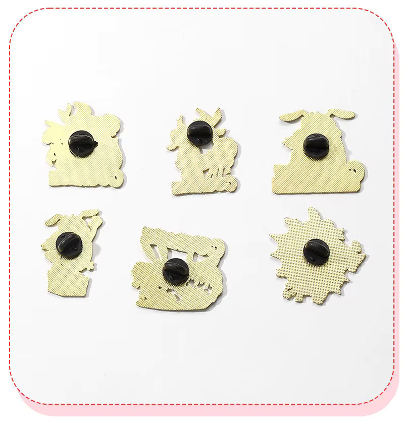 Bandai Courage The Cowardly Dog Emaille-Anstecknadeln, Brosche, Metall-Reversnadel - Bild 4