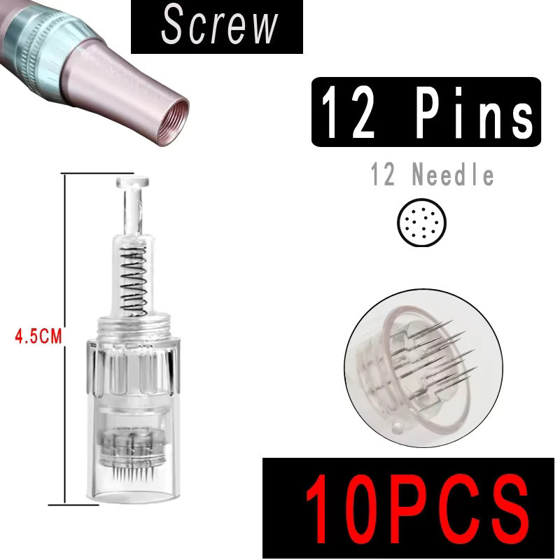 Mezoroller Mikronadeln für elektrischen Derma Pen, Unisex - Bild 4