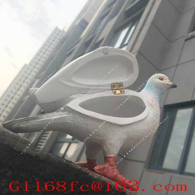 MLHJ Tauben-Clutch-Tasche aus Keramik in 3D-Design als dekoratives Ornament für den Tisch - Bild 1