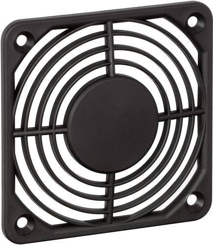 EBM Papst Lüftergitter LZ 32 P aus Kunststoff in Schwarz, B: 80 mm x H: 80 mm - Bild 1