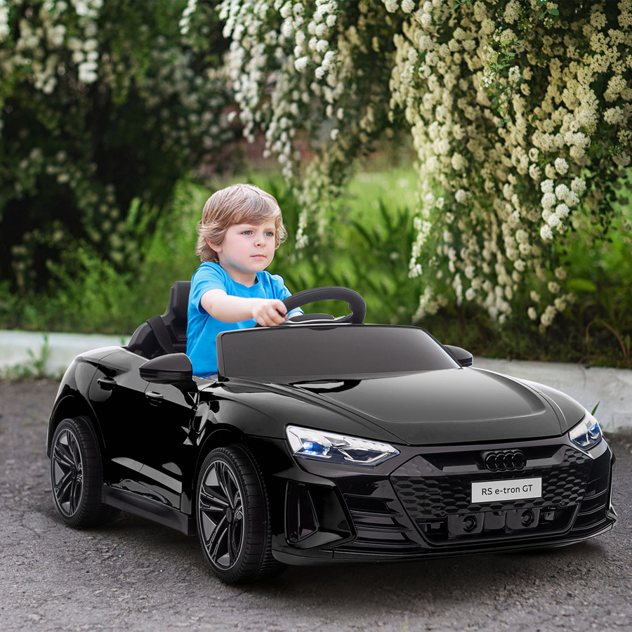 HOMCOM Audi RS e-tron GT Kinder Elektroauto, Schwarz, ab 3 Jahre - Bild 2