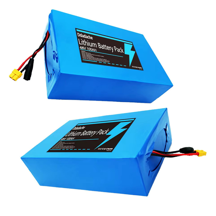 Lithium-Akku 48V 100Ah für Citycoco Motorroller mit integriertem 50A BMS in Blau - Bild 2