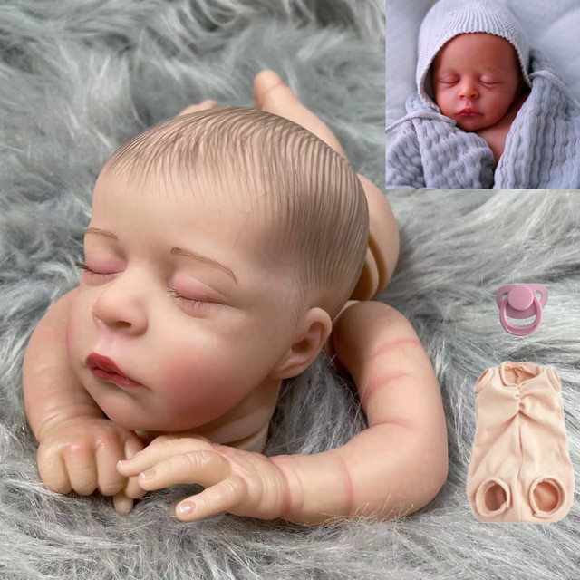 MRB Jude Wiedergeborene Puppe Kit, 20 Zoll, DIY Vinyl Formen mit Stoff Körper - Bild 1