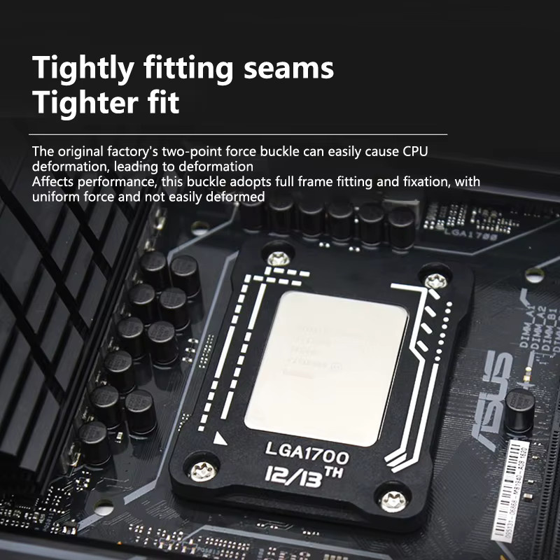 Intel LGA1700 CPU Anti-Biegungshalterung Korrekturrahmen für 12. und 13. Generation Desktop-Motherboards - Bild 2