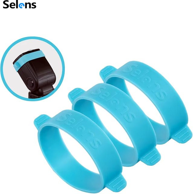 Selens 3er-Set Universal-Farbfilter aus Gummi für Fotografie und Blitzlicht - Bild 1