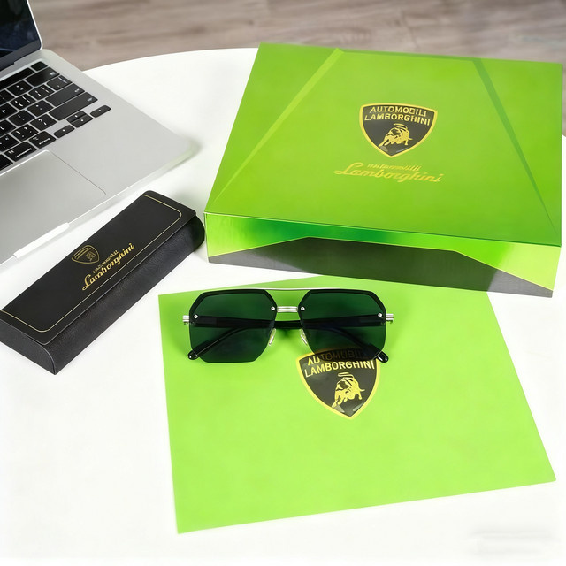 Lamborghini Sonnenbrille, Vollrand, Metall, black - Bild 1