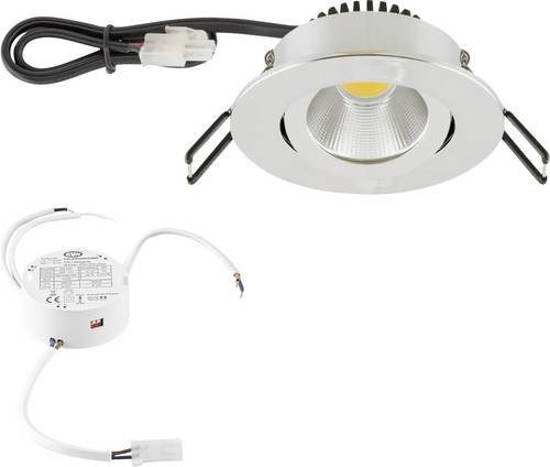 EVN PC20D91140 LED-Einbauleuchte in Chrom, rund, 8.4W, dimmbar - Bild 1