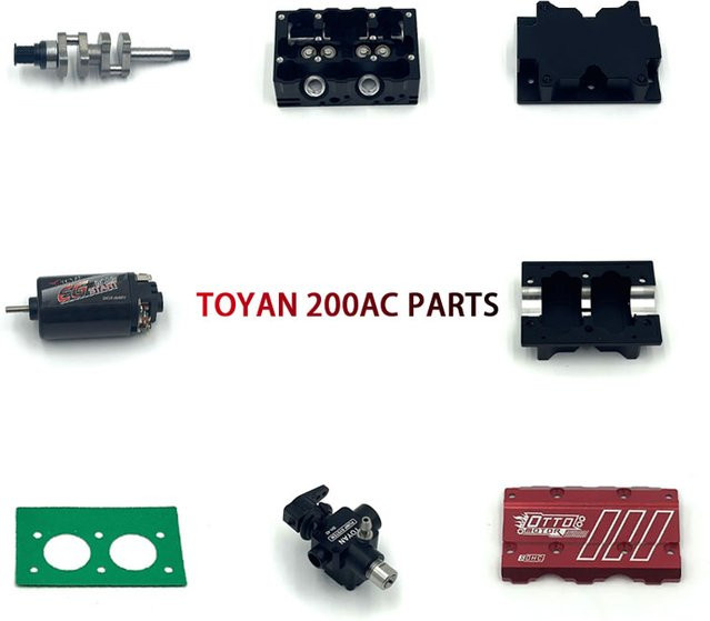TOYAN FS L200AC Doppelzylindermotor Originalzubehör Teilesatz, Zubehör - Bild 1