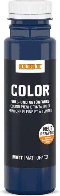 OBI Color Abtönfarbe Blau wasserbasiert 0,25 l - Bild 1
