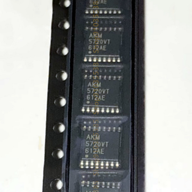 AKM AK5720VT-E2 Analog-Digital-Wandler-Chip in Schwarz, TSSOP-16 - Bild 1