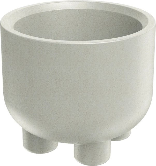 Prosperplast Blumentopf Molta Round Foot in Sand, Durchmesser: 60 cm, Höhe: 50 cm - Bild 1