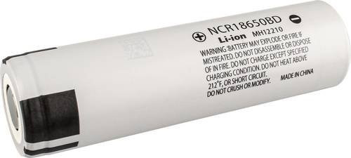 Panasonic NCR18650BD Spezial-Akku Li-Ion 3.6V mit 3200 mAh Flat-Top - Bild 1
