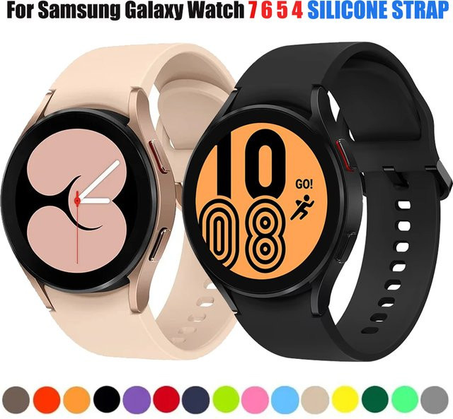 Samsung Uhrenarmband Silikon, Schwarz, Unisex - Bild 1
