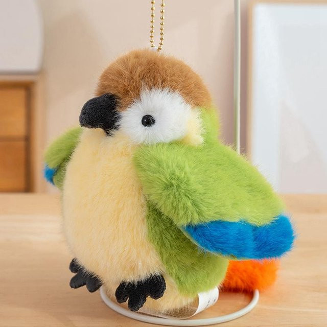 GDzaccly Vogelnesthäuschen Plüschpuppe, Plüschtier, Bunt / Mehrfarbig - Bild 1