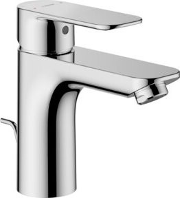 Hansa Waschtisch-Einhebelmischer Hansabasic XL in Chrom mit Pop-up-Abfluss und wassersparender Funktion - Bild 1