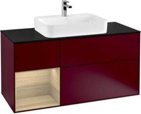 V&B Waschtischunterschrank Finion mit Regal links, Breite: 120 cm, Tiefe: 50,1 cm, Höhe: 50,1 cm - Bild 1