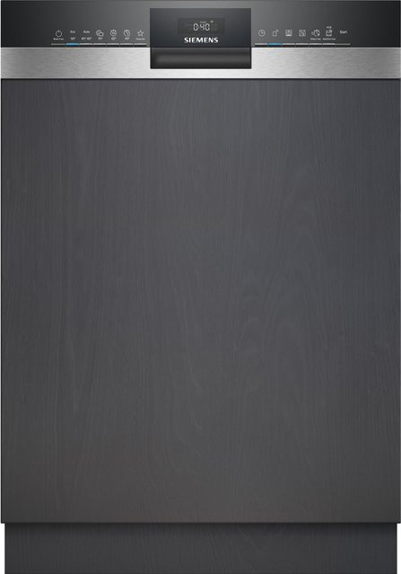 Siemens iQ300 SX53ES02CE Einbau-Geschirrspüler vollintegriert in Schwarz mit App-Control und Aquastop, Breite: 60 cm - Bild 1