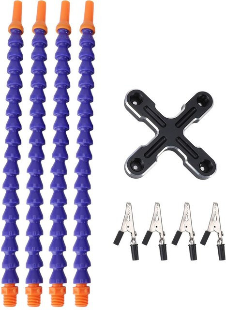 CosyHome Löthilfe Dritte Hand mit 4 flexiblen Armen und Klemmen aus Aluminiumlegierung in Schwarz und Multicolour - Bild 1