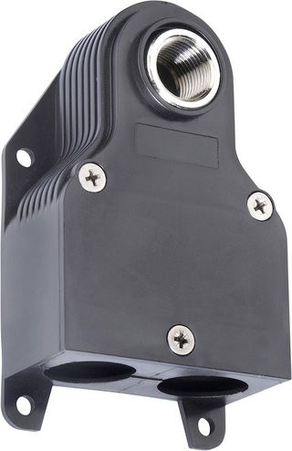 Cornat Einbaudose aus Kunststoff mit 1/2 Zoll Innengewinde in Silber - Bild 1