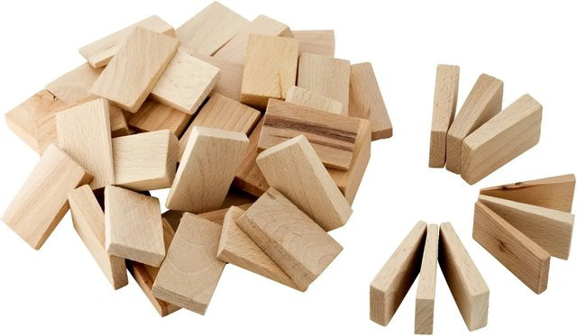 LUX-TOOLS Montage Keile aus Holz in Beige und Braun - Bild 1
