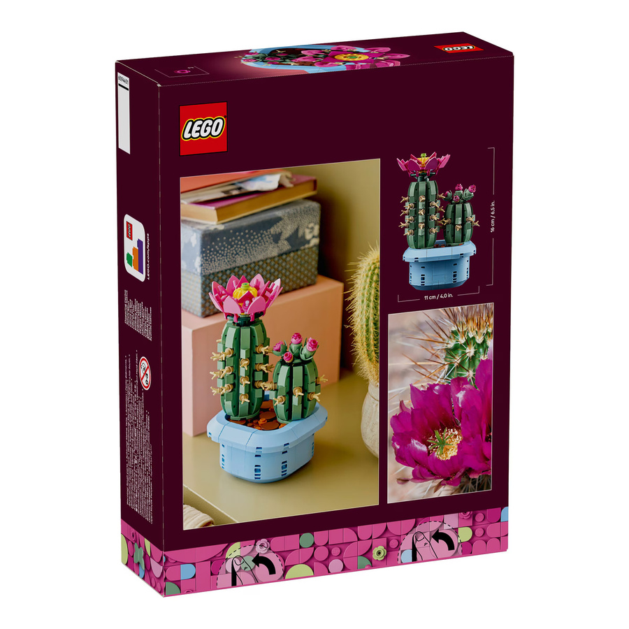 LEGO Botanicals 11509 Blühender Kaktus Set in Grün und Mehrfarbig - Bild 5