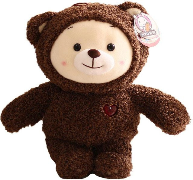 Yiran Health & Beauty Regenbogen Rubin Teddybär Plüschtier, ab 3 Jahre - Bild 1