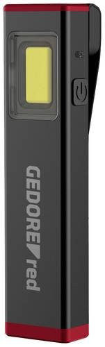 Gedore red LED Arbeitslampe mini akkubetrieben schwarz 300 lm mit Clip - Bild 1