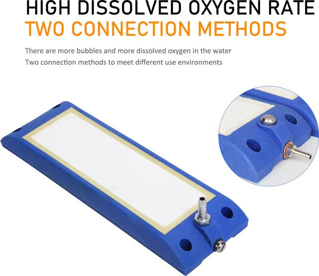 TOPINCN Air Stone Bar Aquarium Micro Bubble Sauerstoff Diffusor mit Dual Interface in Blau - Bild 1