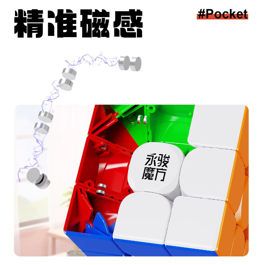YJ Pocket Cube Serie, Magnetische Würfel, Professionelles Spielzeug - Bild 4