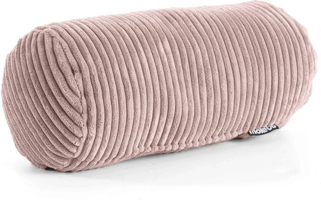 mokebo Nackenkissen mit Cordbezug als Nackenrolle in Rosa - Bild 1