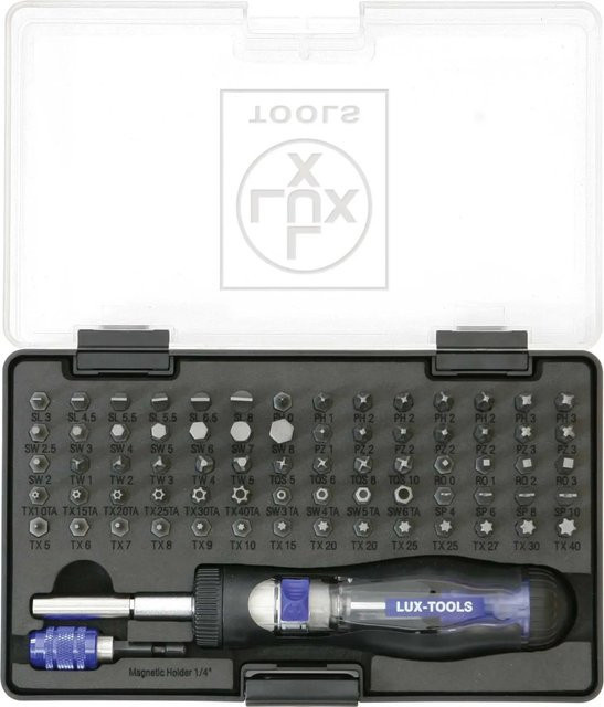 LUX-TOOLS Bitset Comfort 73-teilig aus Stahl in Multicolor - Bild 1