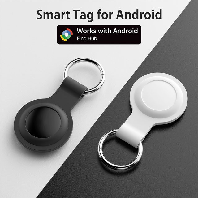 Android Smart Location Tracker in Schwarz für Google Find My Device App zur Fernpositionierung mit Pixel, Xiaomi und OPPO - Bild 1