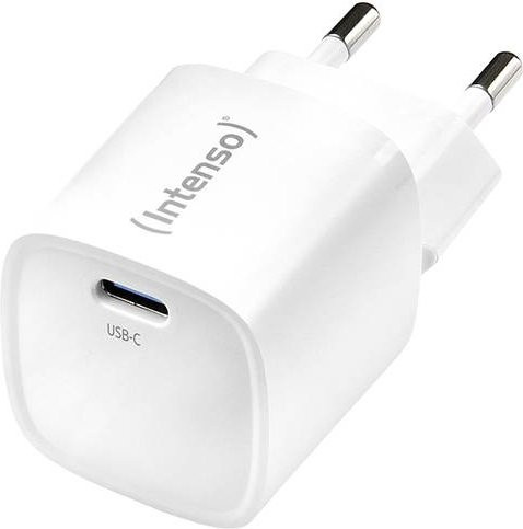 Intenso W30C² GaN USB-C Ladegerät 30W Weiß mit USB Power Delivery (USB-PD) - Bild 1