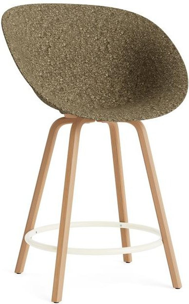 Normann Copenhagen Mat Bar Armlehnstuhl aus Buche und Hanf in Grün - Bild 1