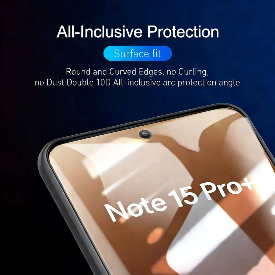 3 Stück Hydrogel Displayschutzfolie für Xiaomi Redmi Note 15 Pro 5G Note 14 13 12 11 Pro Plus transparent - Bild 4