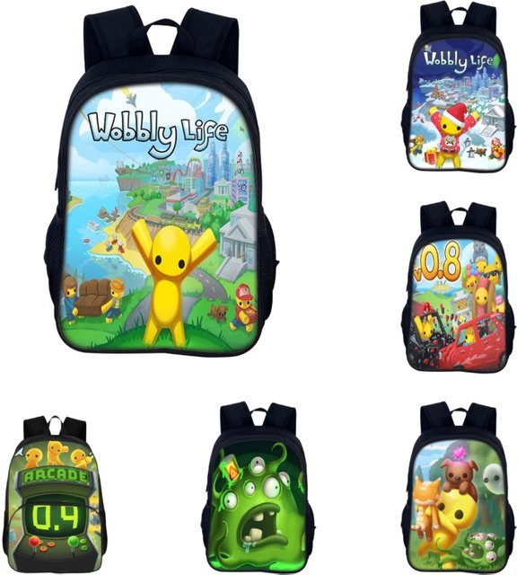 Bandai Wobbly Life Series Rucksack, Cartoon-Digitaldruck - Bild 1