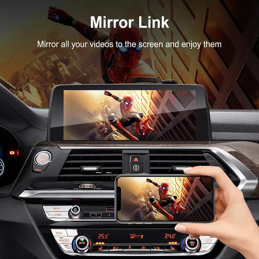 CARABC Drahtloses CarPlay und Android Auto Interface für BMW Serien inklusive EVO Unterstützung, AirPlay Spiegelung und Kamera-Unterstützung, Schwarz - Bild 2