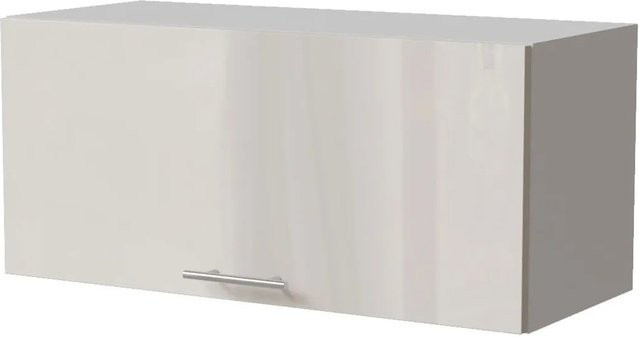 Feldmann-Wohnen Klapphängeschrank Brerra W4B/80 in Weiß Hochglanz mit Blum Aventos Klappenbeschlag, B/T/H: 80 x 32,5 x 36 cm - Bild 1