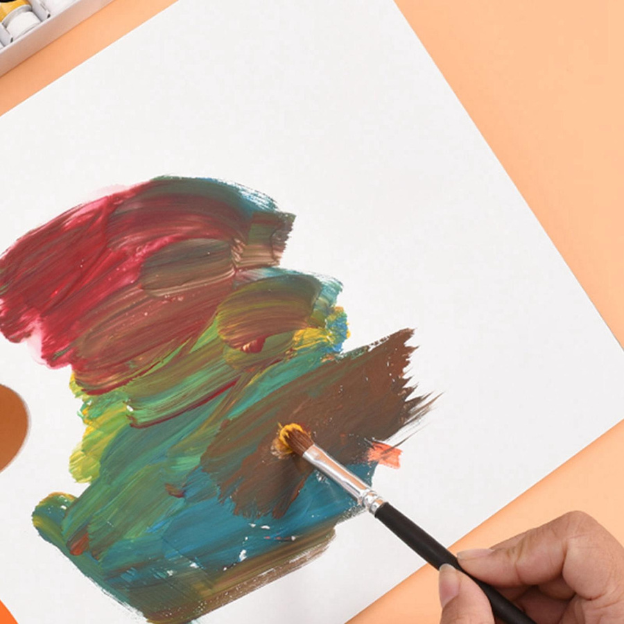 A3 Einweg-Farbmischpapier Abreißpapierpalette für Aquarell, Ölmalerei und Gouache in Multicolour - Bild 2