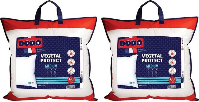 Vente-unique Kopfkissen Menthol Protect Weiß B/T/H: 60 x 60 x 2 cm - Bild 1