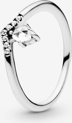 Wucifang Jewelry Ring, 925 Silber, Roségold, Kristall, Damen, Größe 8 - Bild 1