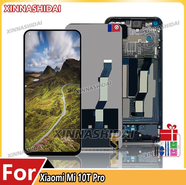 Xiaomi Mi 10T Pro Ersatz-LCD Display mit 6,67 Zoll Touchscreen in Schwarz - Bild 1
