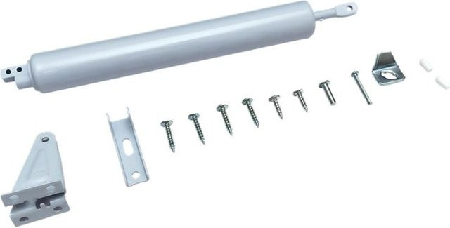 Hochleistungs-Hydraulik-Türschließer aus Aluminium mit einstellbarer Dämpfung für Holz- oder Metall-Drehtüren in Silber - Bild 1