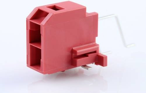 Molex Stiftgehäuse-Platine in Rot mit einem Rastermaß von 6,50 mm - Bild 1
