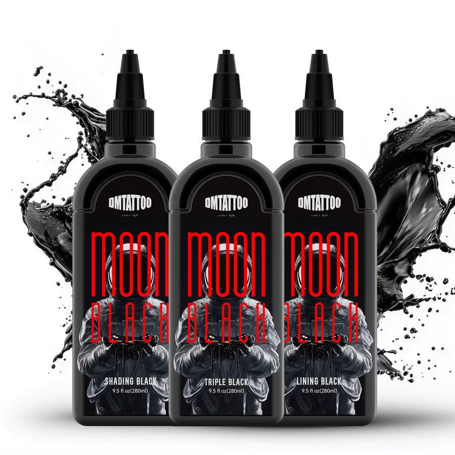 DMTATTOO Moon Tattoo Schwarze Tattoo-Tinte, 280 ml - Bild 3